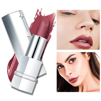 Pudaier Velvet Sexet Rød Brun Fløjl Mat Læift Langvarig Farve Lip Stick Nude Naturlige 17 Farver Læift Makeup til Kvinder