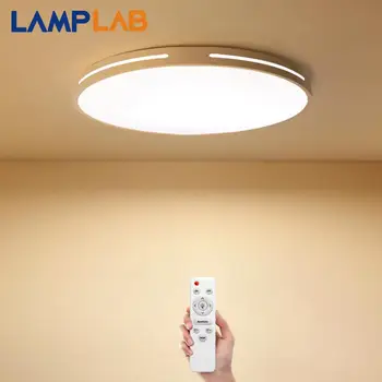 Moderne LED-loftslampe Lampe Belysning Fastholdelsesanordningen Surface Mount Flush Fjernbetjening Dæmpbar 18W 48W Stue, Soveværelse og Balkon