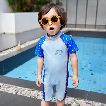 Dreng Børn Bathwear Sommer Swimming Badning Børn Badetøj Til Dreng Børn Badetøj Til Boy Cartoon Romper Børn Swimable Badetøj