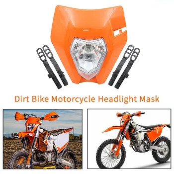 Motorcykel Hoved Lampe Off Road Forlygte Maske til KTM 125 150 250 300 350 450 500 EXC XCW EXC-F 2017 2018 Orange