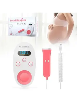 Doppler FetalDoppler Nonradiative Baby Hjertet Overvåge Fosterets Ultralyd Detektor Husstand Lomme Gravid, Baby Sundhedspleje 2MHz