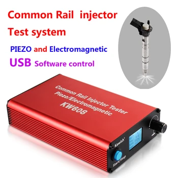 Common rail-indsprøjtning tester Kit KW608 multifunktion diesel USB-Injector tester + S60H Common Rail-Indsprøjtning Dyse tester.