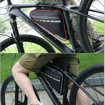 Vandtæt Cykling Rør Poser Nye 1,8 L MTB Cykel Trekant Bag Cykling Frame Front Tasker Reparation Værktøjer Cykeltasker Cykel Taske