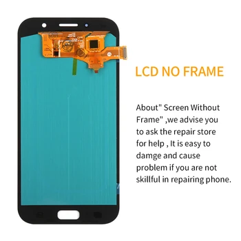 OLED - /IPS LCD-For Samsung Galaxy A7 2017 A720 A720F SM-A720F LCD-Skærm Touch screen Digitizer Assembly For SM A720-Skærm