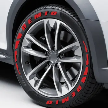 Auto Hjul Label Decals 3D Gummi til bildæk Label Breve Klistermærker Til Mazda Demio CX-5 CX-3 3 6 Axela Atenza MS MPS Tilbehør
