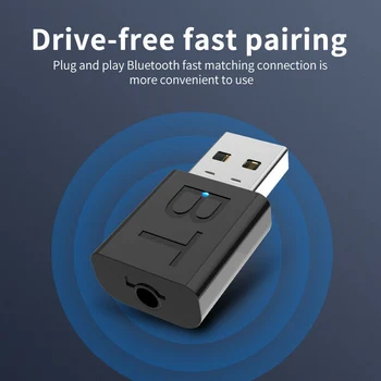 Bluetooth-5,0 Lyd Transmitter Receiver USB-Adapter til TV, PC Bil Højttaler Bærbar DQ-Drop