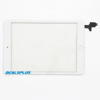 Udskiftning Nye Touch Screen Digitizer med IC+Hjem-Knappen+Flex Kabel Til iPad Mini 1 A1432 A1454 A1455 Mini 2 A1489 A1490 A1491