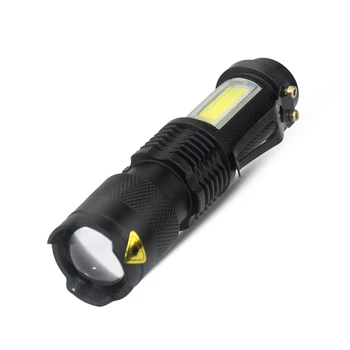 Bærbare Mini LED Lommelygte Q5 COB Arbejder Lampe Vandtæt LED Lygter Zoom Fakkel Ultra Lyse Lanterne Bruge AA-Batteri 14500