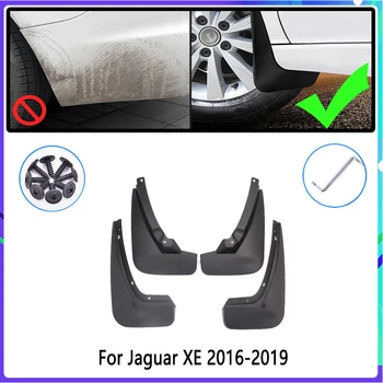 4 STK Bilen Mudder Klapper for Jaguar XE 2016 2017 2018 2019 Skærmen Splash Vagter Fender Stænklapper Auto Tilbehør