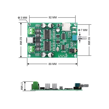 AIYIMA YDA138-E Bluetooth-5.0 20Wx2 Digital Forstærker Audio yrelsen Stereo Lyd Forstærker yrelsen AUX TF DIY Til hjemmebiograf
