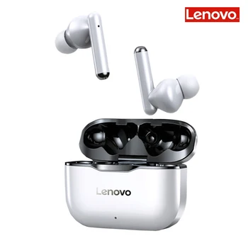 Lenovo LP1 Trådløse Hovedtelefoner Auriculares Bluetooth5.0 Vandtæt Sport Hovedtelefoner støjreducerende Mikrofon Dual Stereo HIFI Bas Touch