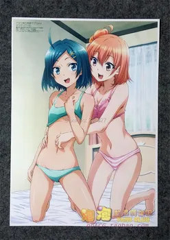 8 stk/sæt Animationsfilm Min Teenager Romantisk Komedie SNAFU plakat Yukinoshita Yukino væg billeder til stuen A3 Film, plakater, gaver