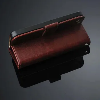 Vintage Læder taske Til iPhone 5 5S SE Dække Tegnebog Silikone Holder Flip Phone Case For iPhone 6 6S 7 8 XS Max Plus-XR-X Coque