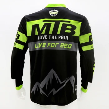 2020 MTB jersey med mesh side motorcykel, motocross jersey mountainbike dh downhill enduro cykling hombre bmx-shirt
