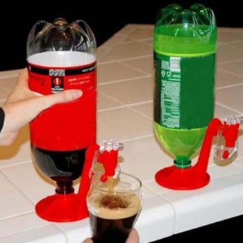 Kreative Saver Sodavand Dispenser Tryk Drikkevand Drikke Hovedet Koks Dispenser Party Bar Dispensere Flaske Af Drin