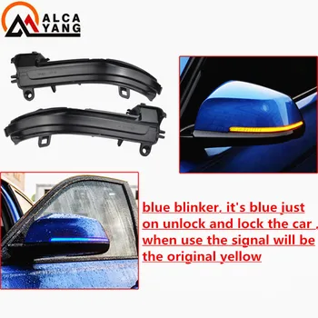 LED Dynamic blinklys sidespejl Sekventiel Lys Indikator For BMW 1 2 3 4 X1 Serie F20 F21 F22 F30 F31 F32 F34 E84 i3