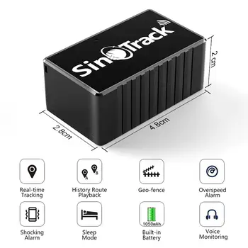 Mini har Indbygget Batteri GPS tracker ST-903 for Bil Kids Personlig Stemme Overvåge Pet spore enheden med gratis online sporing APP
