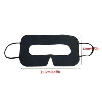 100 pack Hygiejne VR Maske Pad Black Disponibel Eye mask for Vive Oculus - Rift 3D Virtual Reality-Briller