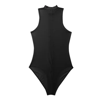 Kvinders Badetøj Se Gennem Undertøj High Cut Ren og skær Badetøj Lynlås i Skridtet g-streng Trikot Bodysuit Transparents badedragt
