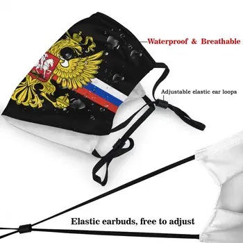 Rusland Stolt Maske Anti Haze Støvtæt Ikke-Disponible Sovjet russiske Flag CCCP Kommunistiske Socialistiske Ansigt Maske Respirator Dæmpe