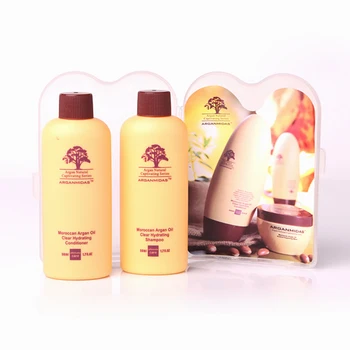 Uitikare 1000ml Brasilianske Keratin Behandling af Frit Formaldehyd Lige+Gratis Mini Travel Argan Oil Shampoo og Balsam