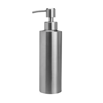 Rustfrit Stål sæbedispenser 250/350/550 ml Badeværelse Lotion Pumpe flaskeholder Køkken Genopfyldning Shampoo Max Sæbe Beholder