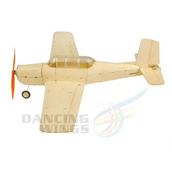RC-Fjernbetjening Fly Balsawood Micro T-34 Toy Fly Model Wood Fly Model Kits DIY Laserskæring Bygning Fly K13