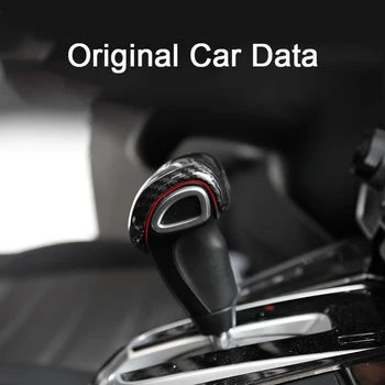 Bil Gear Shift Knappen Dække Trim Carbon Fiber ABS Stil for Honda CRV 5 Tilbehør 2017 2018 2019 2020