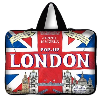 7 10 12 13 14 15 15.6 17.3 london UK Flag Notebook Taske Smart Cover Tablet Taske Laptop Sleeve etui Til Macbook Hp Dell Laptop Tasker