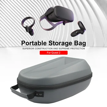 Protable opbevaringspose VR Tilbehør Til Oculus Quest 2 VR Headset Rejse kuffert EVA opbevaringsboks Til Oculus Quest2 Håndtaske