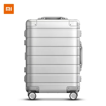 Xiaomi Metal Carry-on Bagage, 20inch Mi Kufferter Rejser på forretningsrejse Mode Afslappet Kuffert Sølv