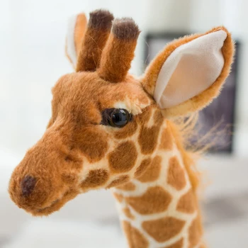 1 stk 60-120cm søde simulering giraf plys legetøj fyldte bløde dyr dukker høj kvalitet, Tilbehør til Hjemmet baby kids fødselsdag gave