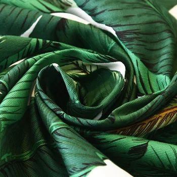 Bomuld Tropiske Plante Efterlader Dug Toalha De Mesa Nappe Hjem Bryllupsfest Dekorative Tabel Dække Manteles