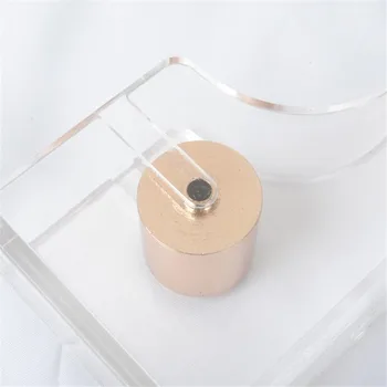 Gennemsigtig Washi Tape Dispenser Rose Gold Papirvarer Klar Akryl Pakning Selvklæbende Bånd Cutter for Tape Kontor skoleartikler