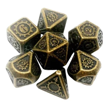 7 Stykker Polyhedral Terninger Sæt D4 D6 D8 D10 D12-D20 Terninger for Pathfinder DND RPG MTG Tabel Spil Terninger