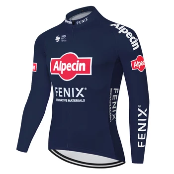2020 team alpecin fenix trøje sommer forår lang ærmet cykel trøje mountain Åndbar cykel maillot ciclismo hombre