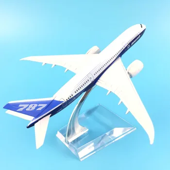 Fly Fly Model Trykstøbt Metal Model Flyvemaskine 16cm 1:400 Boeing 787-Fly Fly Model Toy Gave