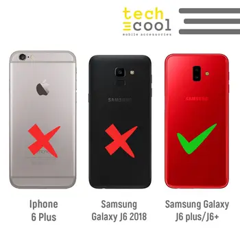 FunnyTech®Silikone taske til Samsung Galaxy J6 plus / J6 + l Messi D10S design 2 breve