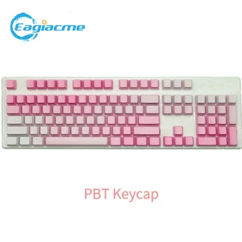 Eagiacme 104pcs PBT-Dip Dyeing Tasterne For MX Skifte Mekanisk Gaming Tastatur OEM Højde Gradient Farve Tasterne