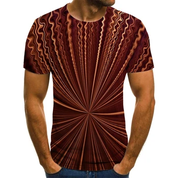 2020 ny 3D-mænd er trykt T-shirt til sommeren 3D kort-langærmet T-shirt i god kvalitet, farve lys medfølende shirt