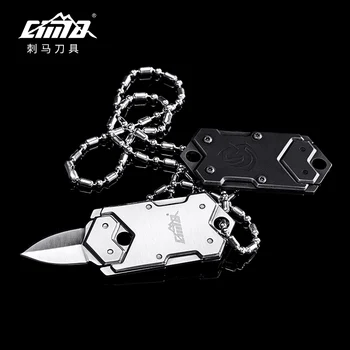 CIMA M171 Små Taktiske Folde Pocket Kniv,EDC dog tag Hals Kniv,sende kæde