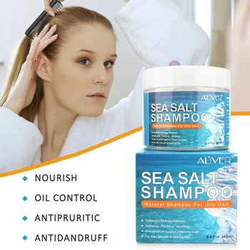 Anti-Dandruff Havsalt Shampoo Kontrol Olie Lindre Kløe Anti-Mide At Reducere Skæl Hår Shampoo Hair Care 2020 S1