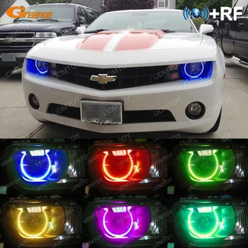 For Chevrolet Chevy Camaro 2009 2010 2011 2012 2013 RF-fjernbetjening Bluetooth-APP Multi-Farve Ultra lyse RGB LED Angel Eyes kit