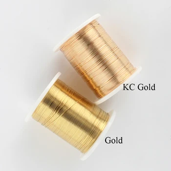 0.3 mm 50m 55yd Sølv, Guld, Kobber Ledning trådrulle til smykkefremstilling 28Gauge Døde Bløde Perlebesat Indpakning Wire Plette Resistente