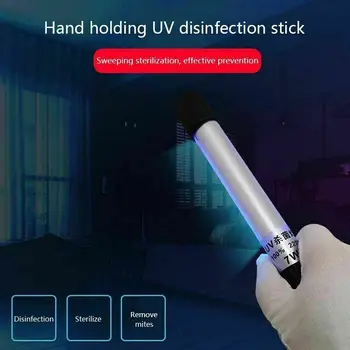 Bærbare UVC-Sterilisation Stick Desinfektion Stang Rejser UV Sterilisator Sanitizer Lys UV-Lampe Air Dræbe Mider Cocina Hjem