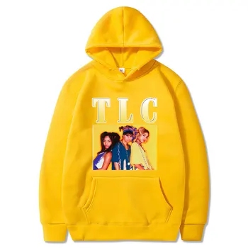 TLC Mænd Vintage Hættetrøjer 2020 Ny Hip Hop Grafik Print Sweatshirt Kvinder Efterår og Vinter Fleece Holde Varmen Streetwear Hoodie for Mænd