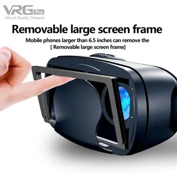 Ny Mode VRG Pro 3D VR Briller Virtual Reality Fuld Skærm Visuelle Vidvinkel VR Briller For 5 Til 7 Tommer Smartphone-Enheder