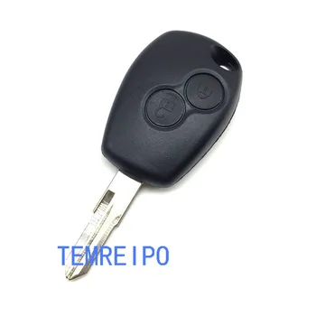 10stk/masse 2/3 Knapper Bil Key Fob Tilfælde Passer Til Renault Fjernbetjeningen Blank Modus Clio 3 Twingo Kangoo fob