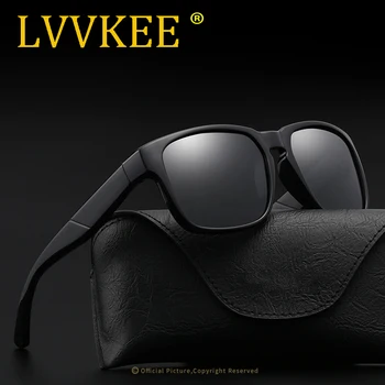 LVVKEE 2021 Klassiske Polariserede Solbriller Mænd Kvinder Brand Designer Kørsel Sol Briller Til mænd UV400 Beskyttelsesbriller Mandlige Briller