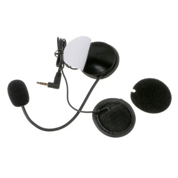 Mikrofon Højttaler Bløde Tilbehør Til Motorcykel Intercom Arbejde med 3,5 mm-stikket Q9QD
